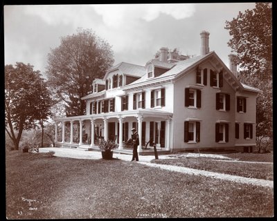 Residenz von Alton Brooks Parker, Esopus Creek, New York, 1904 von Byron Company